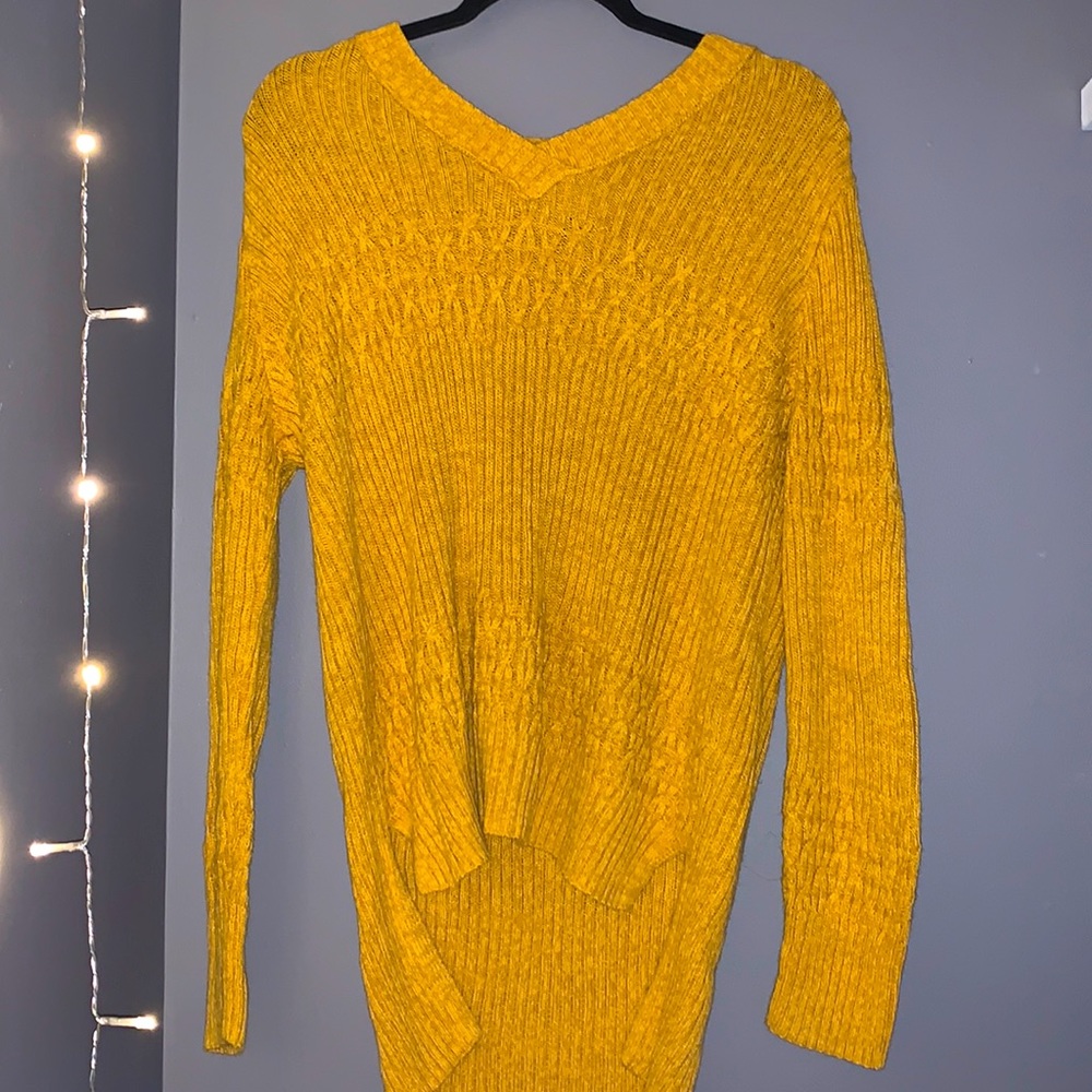 Mustard yellow sweater